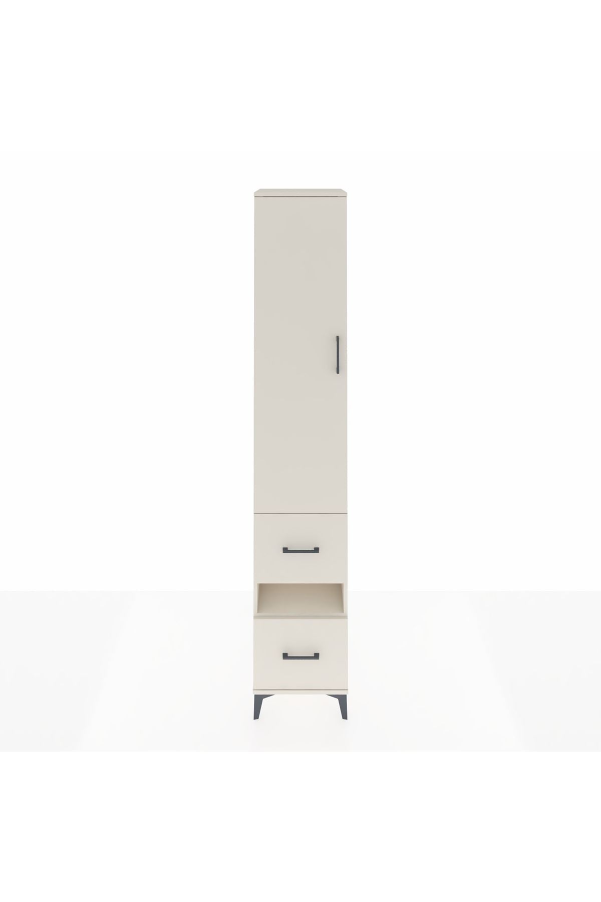 Hyperion Dolap 3 Raflı 2 Çekmeceli Tek Askılı 44x44x243 - S64M162V1B