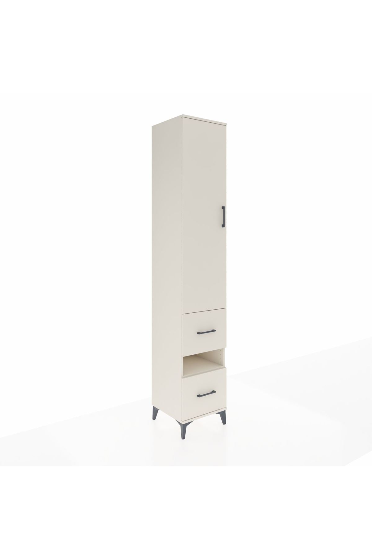 Hyperion Dolap 3 Raflı 2 Çekmeceli Tek Askılı 44x44x243 - S64M162V1B