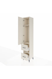Hyperion Dolap 3 Raflı 2 Çekmeceli Tek Askılı 44x44x243 - S64M162V1B