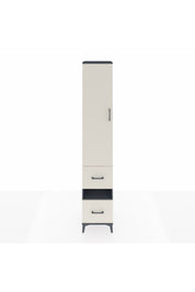 Hyperion Dolap 3 Raflı 2 Çekmeceli Tek Askılı 44x44x243 - S64M162V4B