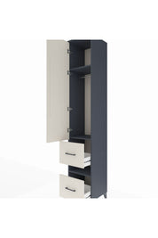 Hyperion Dolap 3 Raflı 2 Çekmeceli Tek Askılı 44x44x243 - S64M162V4B