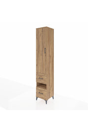 Hyperion Dolap 3 Raflı 2 Çekmeceli Tek Askılı 44x44x243 - S64M162V9B