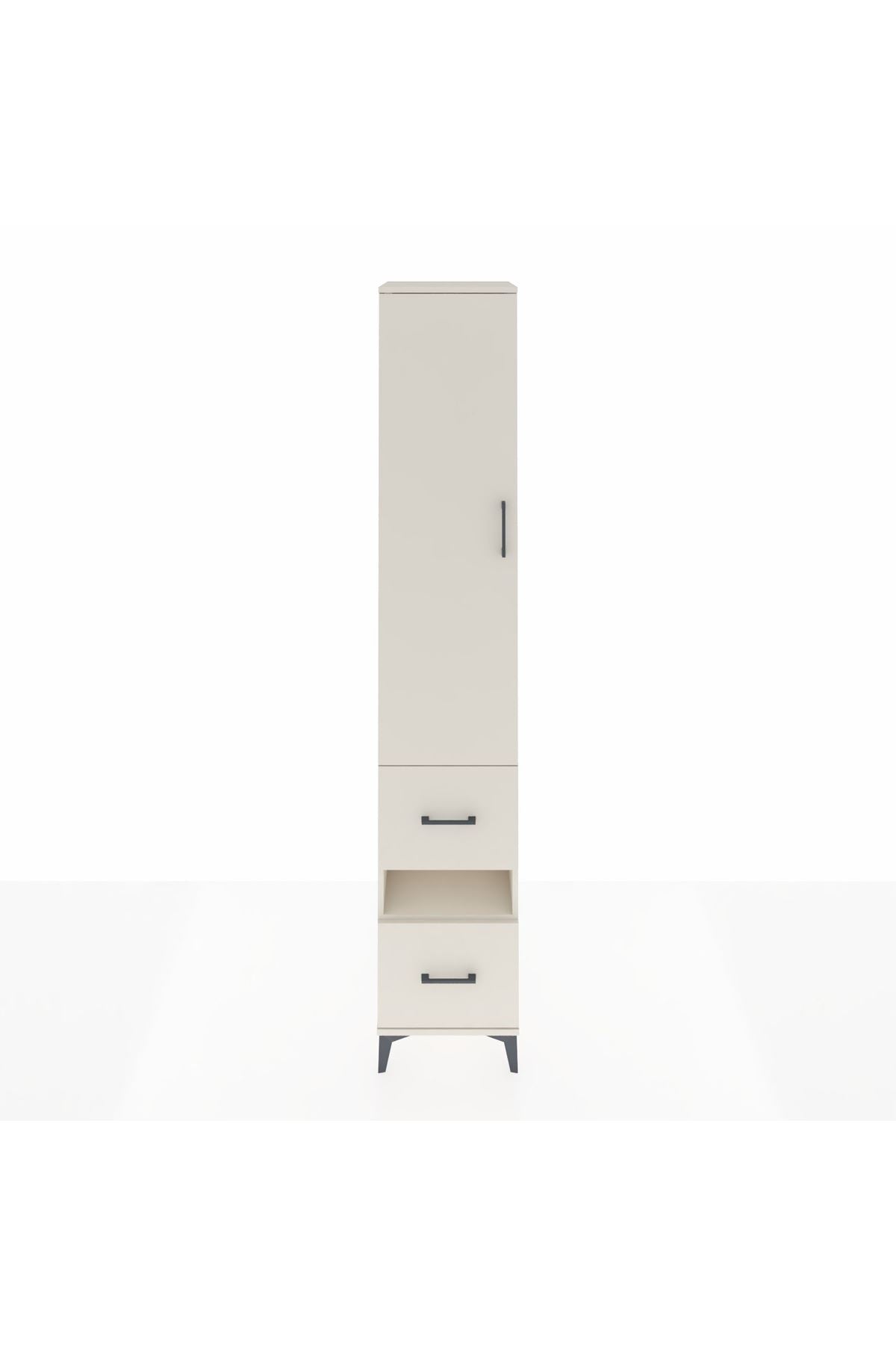 Hyperion Dolap 5 Raflı 2 Çekmeceli Tek Kapaklı 44x44x243 - S64M163V1B