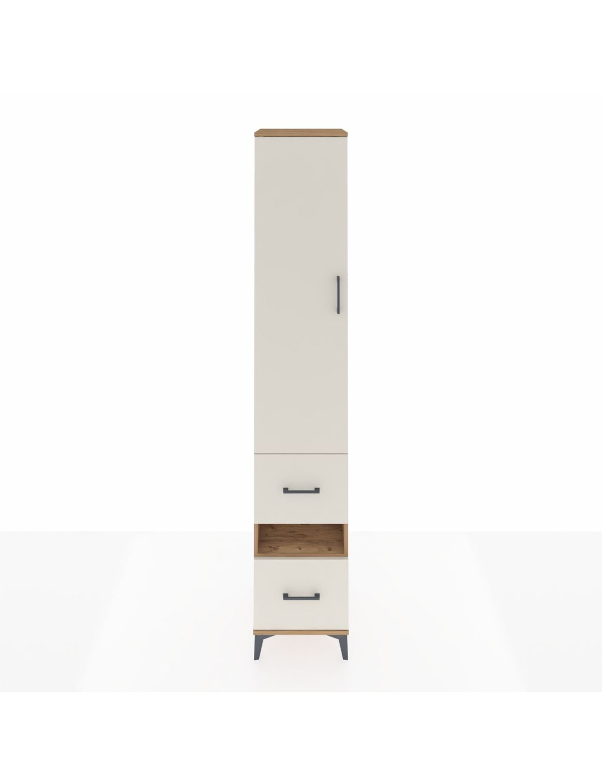 Hyperion Dolap 5 Raflı 2 Çekmeceli Tek Kapaklı 44x44x243 - S64M163V7B