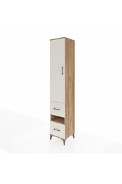 Hyperion Dolap 5 Raflı 2 Çekmeceli Tek Kapaklı 44x44x243 - S64M163V7B