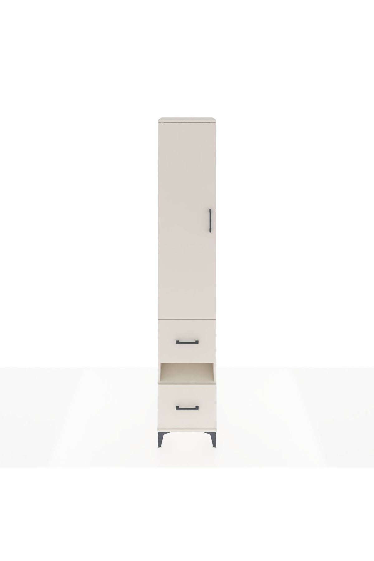 Hyperion Dolap 3 Raflı 2 Çekmeceli Tek Askılı 44x44x243 - S64M164V1B