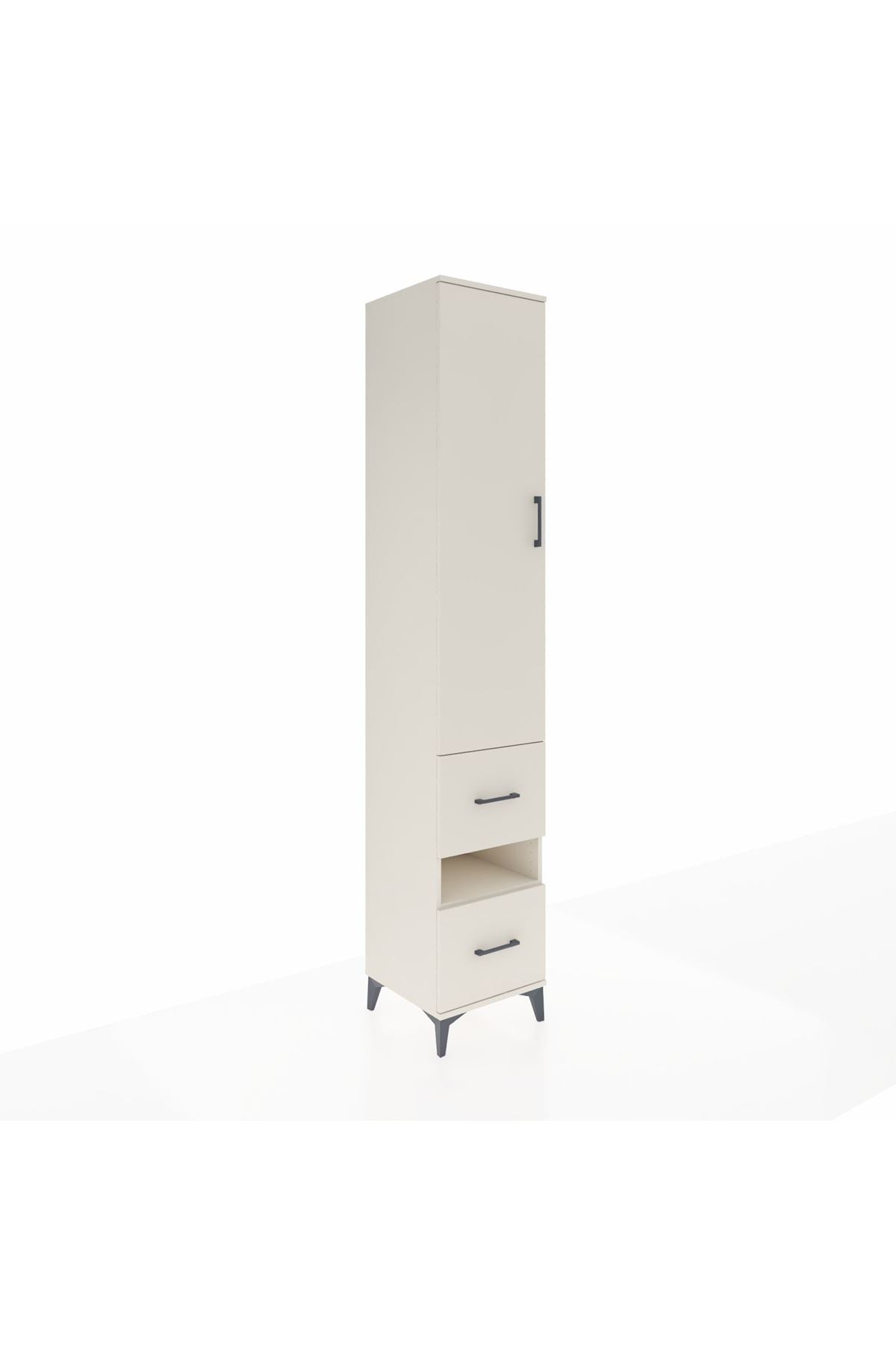 Hyperion Dolap 3 Raflı 2 Çekmeceli Tek Askılı 44x44x243 - S64M164V1B