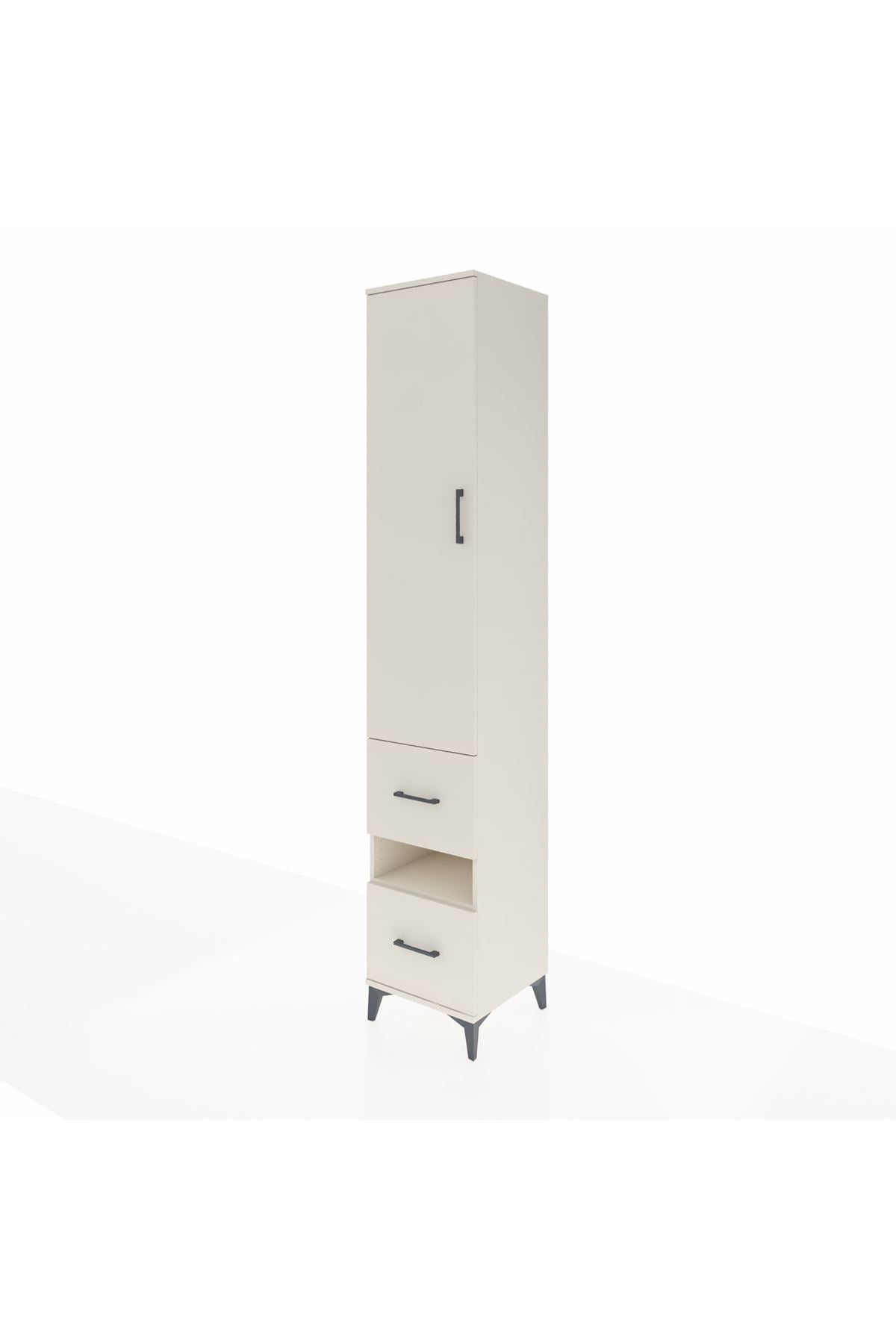 Hyperion Dolap 3 Raflı 2 Çekmeceli Tek Askılı 44x44x243 - S64M164V1B