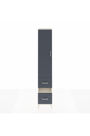 Hyperion Dolap 3 Raflı 2 Çekmeceli Tek Askılı 44x44x243 - S64M164V2B