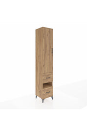 Hyperion Dolap 3 Raflı 2 Çekmeceli Tek Askılı 44x44x243 - S64M164V9B