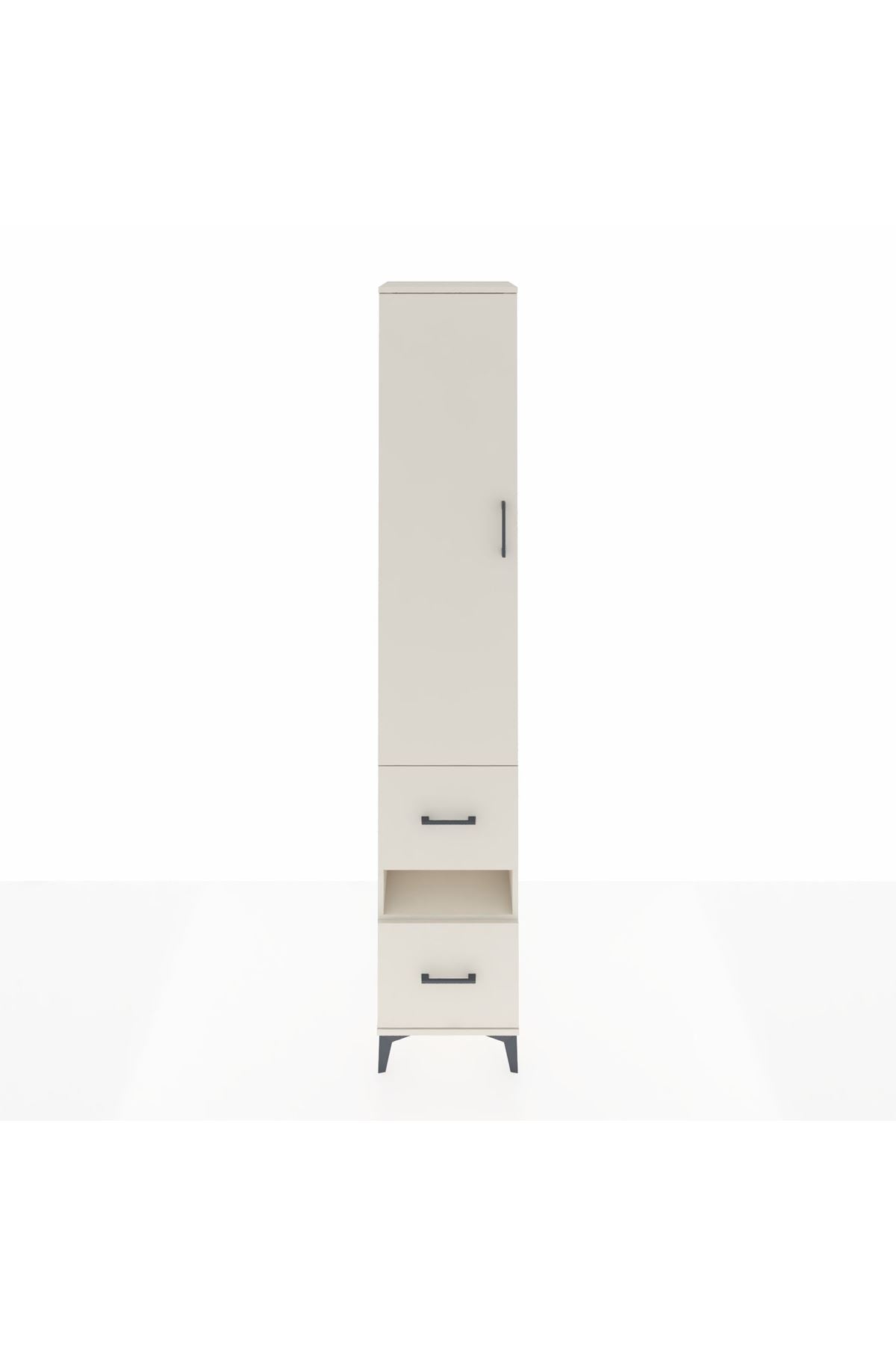Hyperion Dolap 5 Raflı 2 Çekmeceli Tek Kapaklı 44x44x243 - S64M165V1B