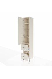 Hyperion Dolap 5 Raflı 2 Çekmeceli Tek Kapaklı 44x44x243 - S64M165V1B