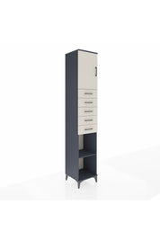 Hyperion Dolap 3 Raflı 5 Çekmeceli Tek Kapaklı 44x44x243 - S64M167V4B