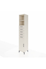 Hyperion Dolap 3 Raflı 5 Çekmeceli Tek Kapaklı 44x44x243 - S64M168V1B