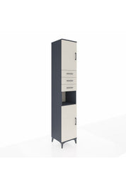 Hyperion Dolap 4 Raflı 3 Çekmeceli 2 Kapaklı 44x44x243 - S64M169V4B