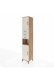 Hyperion Dolap 4 Raflı 3 Çekmeceli 2 Kapaklı 44x44x243 - S64M169V7B