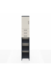Hyperion Dolap 4 Raflı 3 Çekmeceli Tek Kapaklı 44x44x243 - S64M170V4B