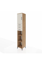 Hyperion Dolap 4 Raflı 3 Çekmeceli Tek Kapaklı 44x44x243 - S64M170V7B