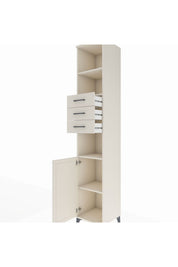 Hyperion Dolap 4 Raflı 3 Çekmeceli Tek Kapaklı 44x44x243 - S64M171V1B