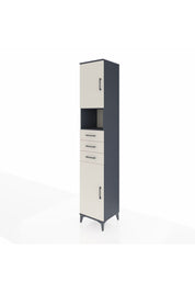 Hyperion Dolap 4 Raflı 3 Çekmeceli 2 Kapaklı 44x44x243 - S64M172V4B