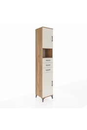 Hyperion Dolap 4 Raflı 3 Çekmeceli 2 Kapaklı 44x44x243 - S64M172V7B