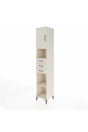 Hyperion Dolap 4 Raflı 3 Çekmeceli Tek Kapaklı 44x44x243 - S64M173V1B