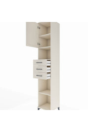 Hyperion Dolap 4 Raflı 3 Çekmeceli Tek Kapaklı 44x44x243 - S64M173V1B