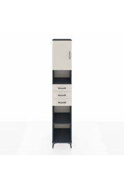 Hyperion Dolap 4 Raflı 3 Çekmeceli Tek Kapaklı 44x44x243 - S64M173V4B