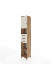 Hyperion Dolap 4 Raflı 3 Çekmeceli Tek Kapaklı 44x44x243 - S64M173V7B