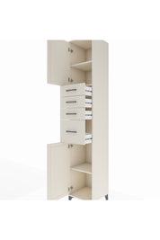 Hyperion Dolap 3 Raflı 4 Çekmeceli 2 Kapaklı 44x44x243 - S64M175V1B