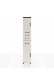 Hyperion Dolap 3 Raflı 4 Çekmeceli 2 Kapaklı 44x44x243 - S64M175V4B