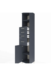 Hyperion Dolap 3 Raflı 4 Çekmeceli Tek Kapaklı 44x44x243 - S64M177V5B