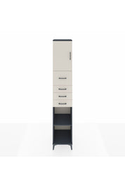 Hyperion Dolap 3 Raflı 4 Çekmeceli Tek Kapaklı 44x44x243 - S64M179V4B