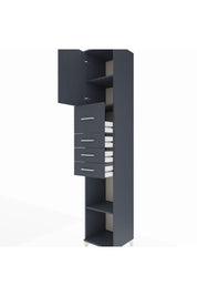Hyperion Dolap 3 Raflı 4 Çekmeceli Tek Kapaklı 44x44x243 - S64M179V5B