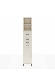 Hyperion Dolap 3 Raflı 4 Çekmeceli Tek Kapaklı 44x44x243 - S64M180V1B