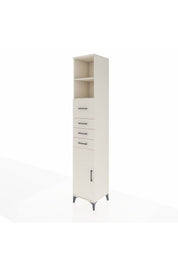 Hyperion Dolap 3 Raflı 4 Çekmeceli Tek Kapaklı 44x44x243 - S64M180V1B