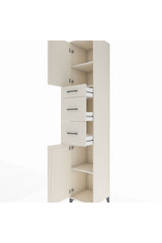 Hyperion Dolap 3 Raflı 3 Çekmeceli 2 Kapaklı 44x44x243 - S64M181V1B