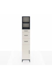 Hyperion Dolap 3 Raflı 3 Çekmeceli Tek Kapaklı 44x44x243 - S64M183V4B