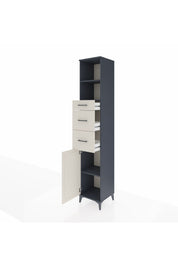 Hyperion Dolap 3 Raflı 3 Çekmeceli Tek Kapaklı 44x44x243 - S64M183V4B
