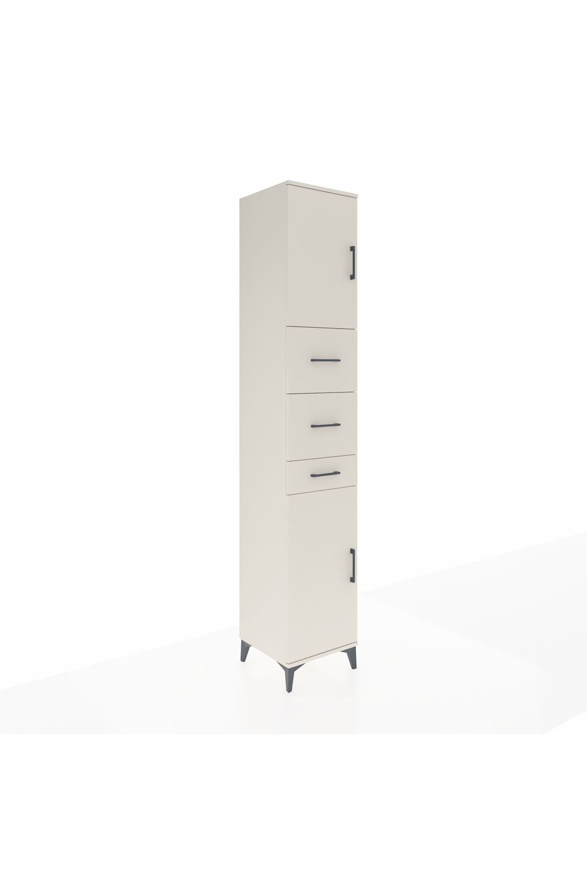 Hyperion Dolap 3 Raflı 3 Çekmeceli 2 Kapaklı 44x44x243 - S64M184V1B