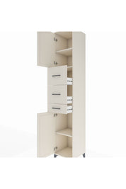 Hyperion Dolap 3 Raflı 3 Çekmeceli 2 Kapaklı 44x44x243 - S64M184V1B