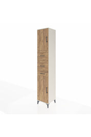 Hyperion Dolap 3 Raflı 3 Çekmeceli 2 Kapaklı 44x44x243 - S64M184V3B