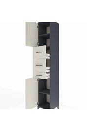 Hyperion Dolap 3 Raflı 3 Çekmeceli 2 Kapaklı 44x44x243 - S64M184V4B