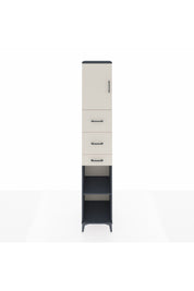 Hyperion Dolap 3 Raflı 3 Çekmeceli Tek Kapaklı 44x44x243 - S64M185V4B