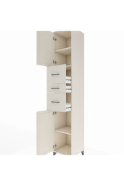 Hyperion Dolap 3 Raflı 3 Çekmeceli 2 Kapaklı 44x44x243 - S64M187V1B