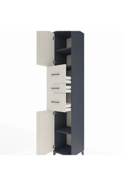 Hyperion Dolap 3 Raflı 3 Çekmeceli 2 Kapaklı 44x44x243 - S64M187V4B