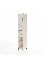 Hyperion Dolap 3 Raflı 3 Çekmeceli Tek Kapaklı 44x44x243 - S64M188V1B