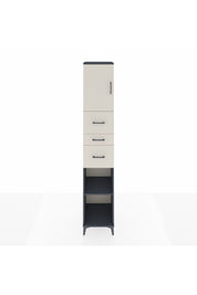 Hyperion Dolap 3 Raflı 3 Çekmeceli Tek Kapaklı 44x44x243 - S64M188V4B