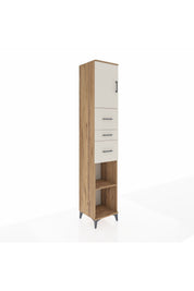Hyperion Dolap 3 Raflı 3 Çekmeceli Tek Kapaklı 44x44x243 - S64M188V7B