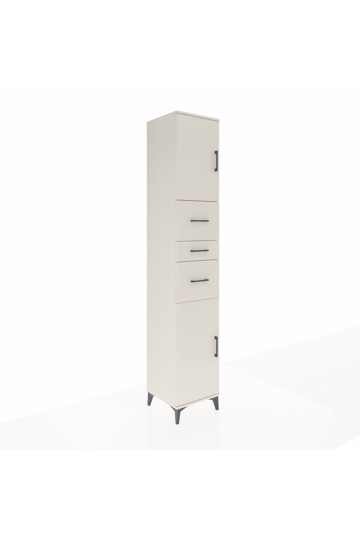 Hyperion Dolap 3 Raflı 3 Çekmeceli 2 Kapaklı 44x44x243 - S64M190V1B
